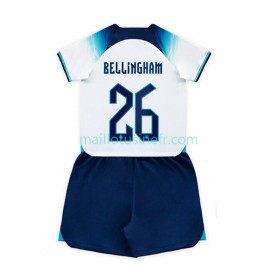 Maillot de Foot Angleterre Bellingham 26 Domicile Coupe du monde 2022 - Enfant